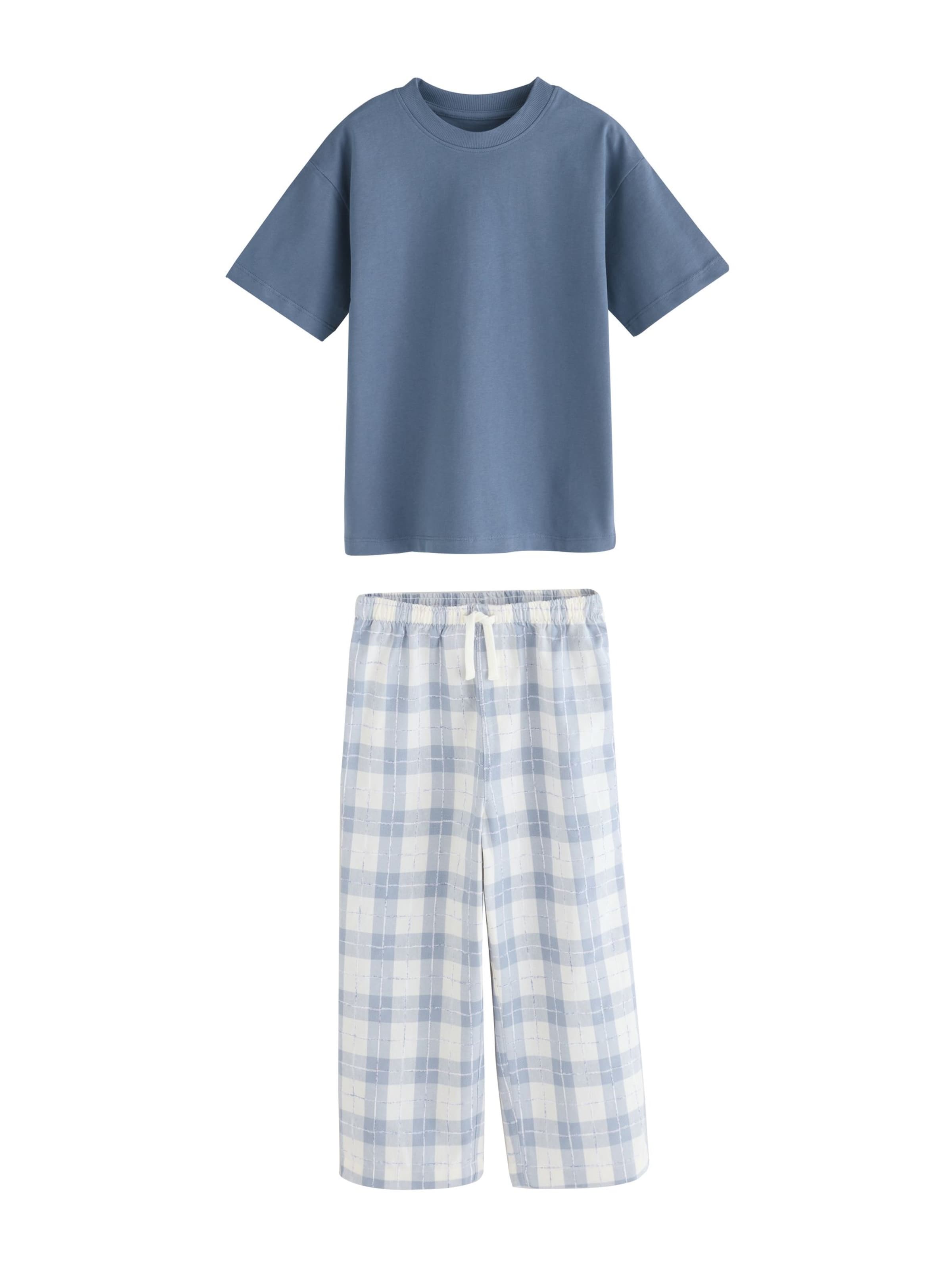 Next - Pijama em azul: frente