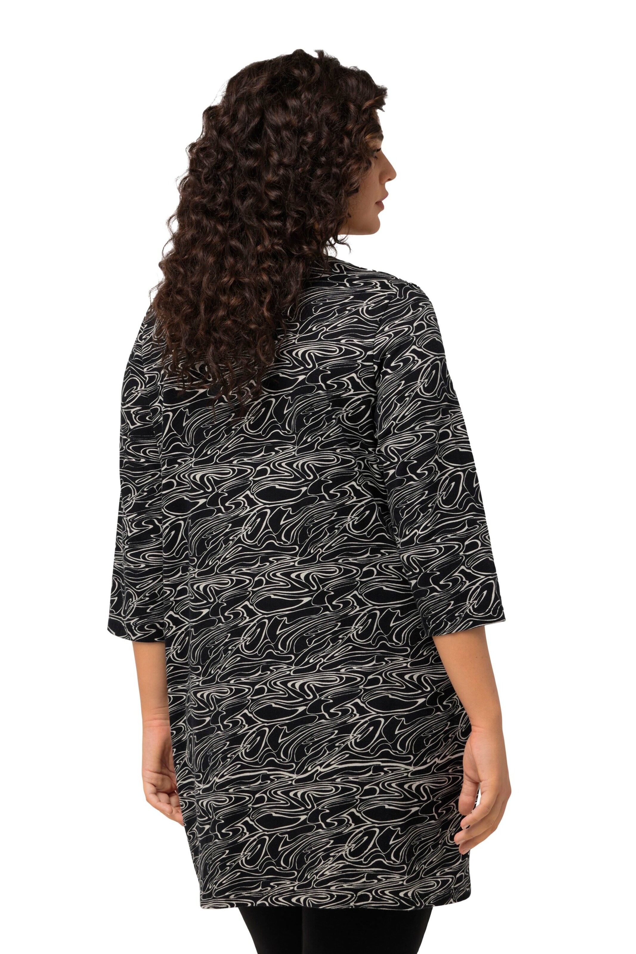 Ulla Popken Shirt in Black: front