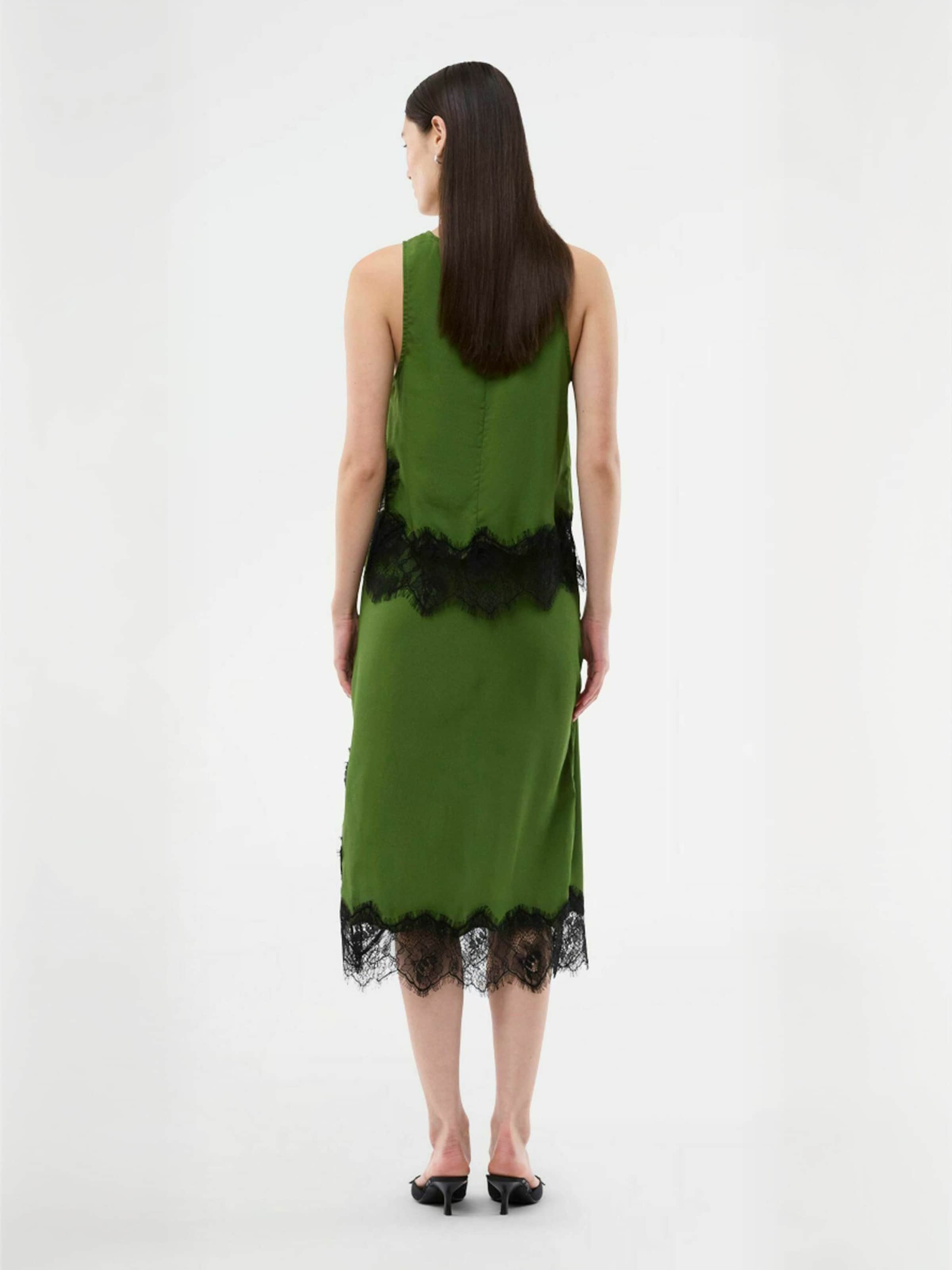 modström - Falda ' Birkmd ' en verde