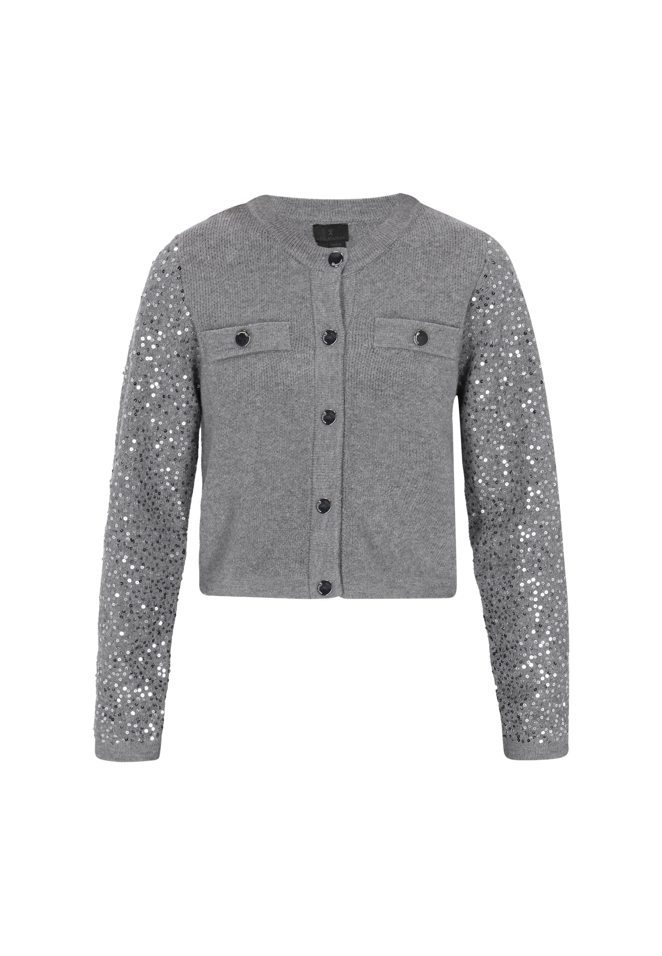 DreiMaster Klassik - Cárdigan en gris: frente