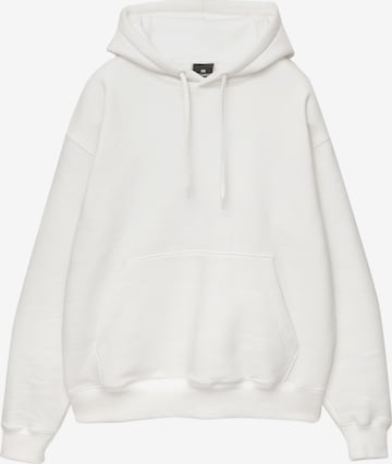 Pull&Bear Sweatshirt in White: front