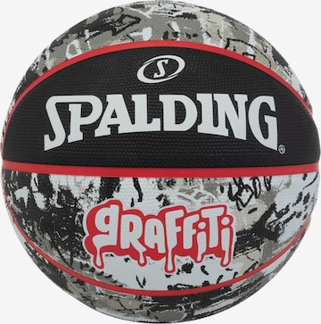 SPALDING Ball 'Spalding Graffiti Ball' in Black: front