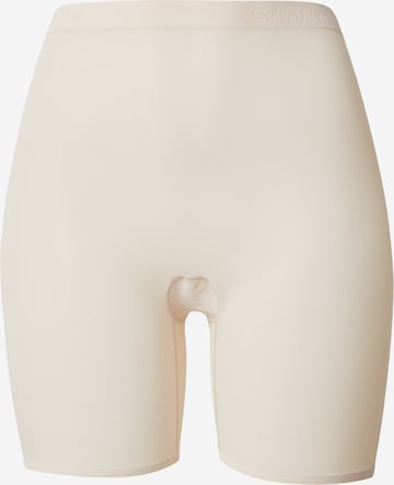 Pantaloni modellanti di Calvin Klein in beige: frontale