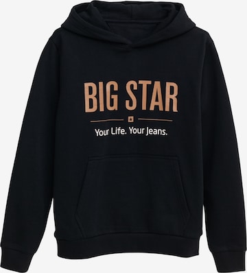 BIG STAR Sweatshirt in Zwart: voorkant