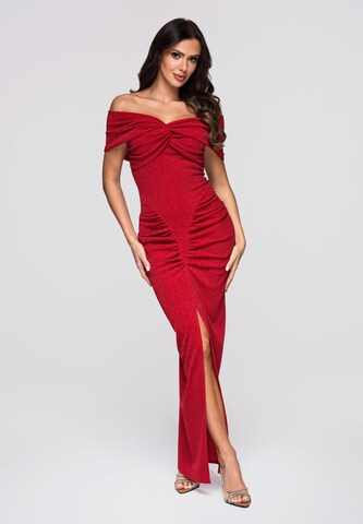 Ombre Avondjurk in Rood