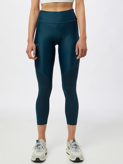 UNDER ARMOUR Sportovní kalhoty - tmavě modrá / šedá, Model/ka