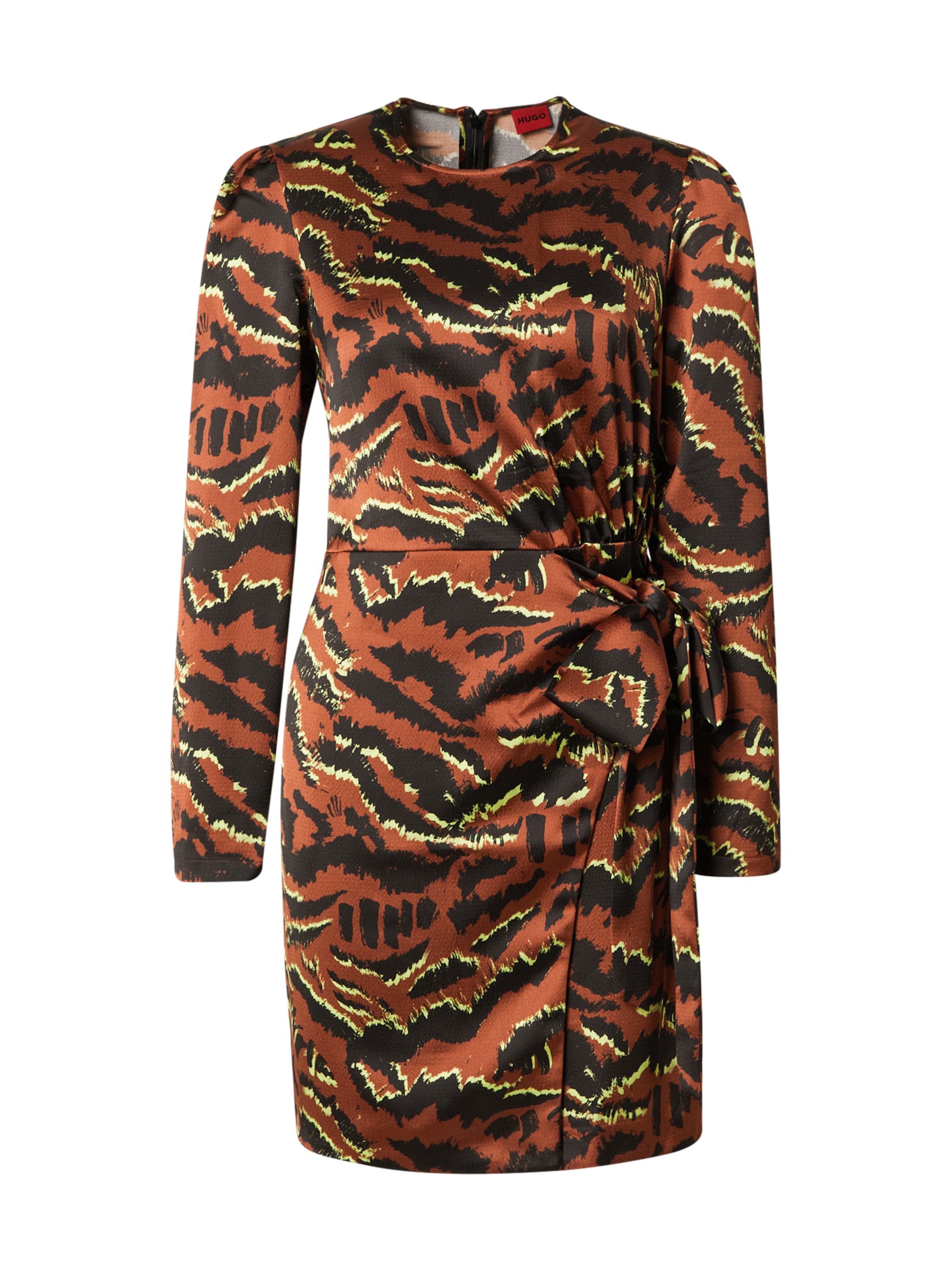 HUGO - Vestido de gala 'Keyata-1' en marrón: frente