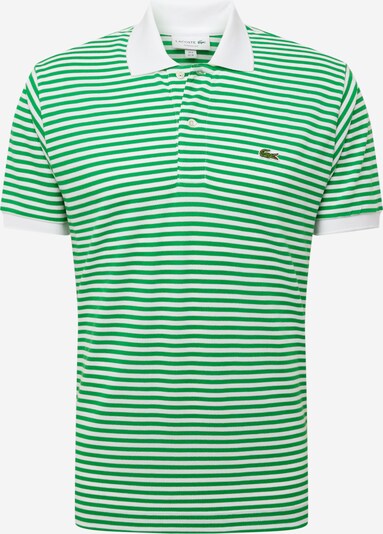 LACOSTE Тениска в тревнозелено / светлозелено / огнено червено / черно / бяло, Преглед на продукта