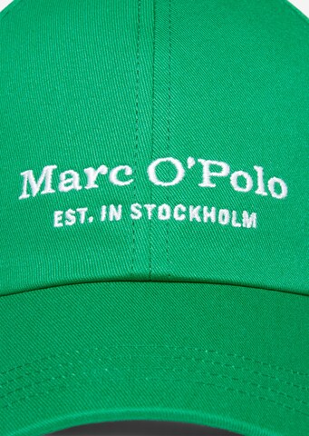 Marc O'Polo Czapka z daszkiem w kolorze zielony