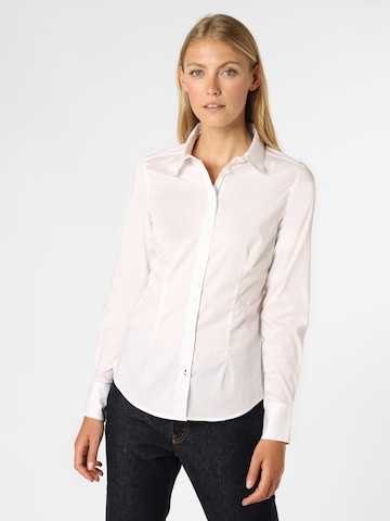 Marie Lund Bluse in Weiß: predná strana