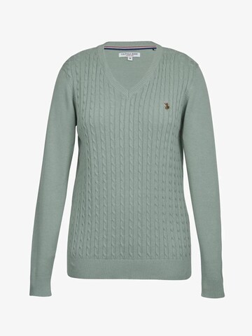 U.S. POLO ASSN. Pullover 'Bell' i grøn: forside