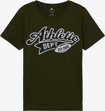 T-Shirt 'KASVEND' NAME IT en vert : devant