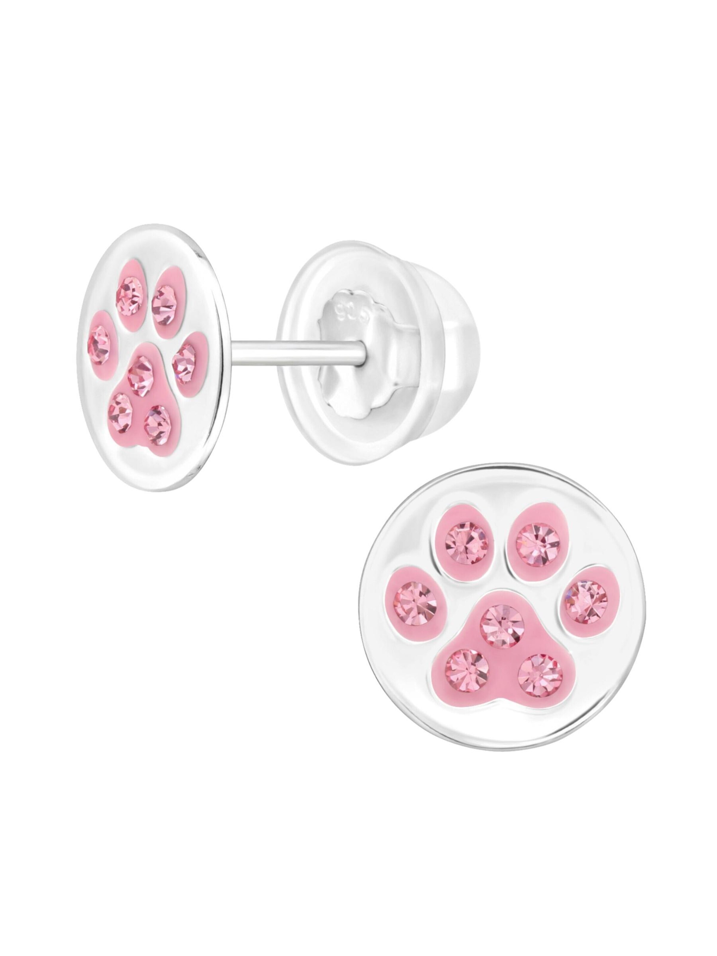 Boucles d'oreilles Maxte en argent : devant