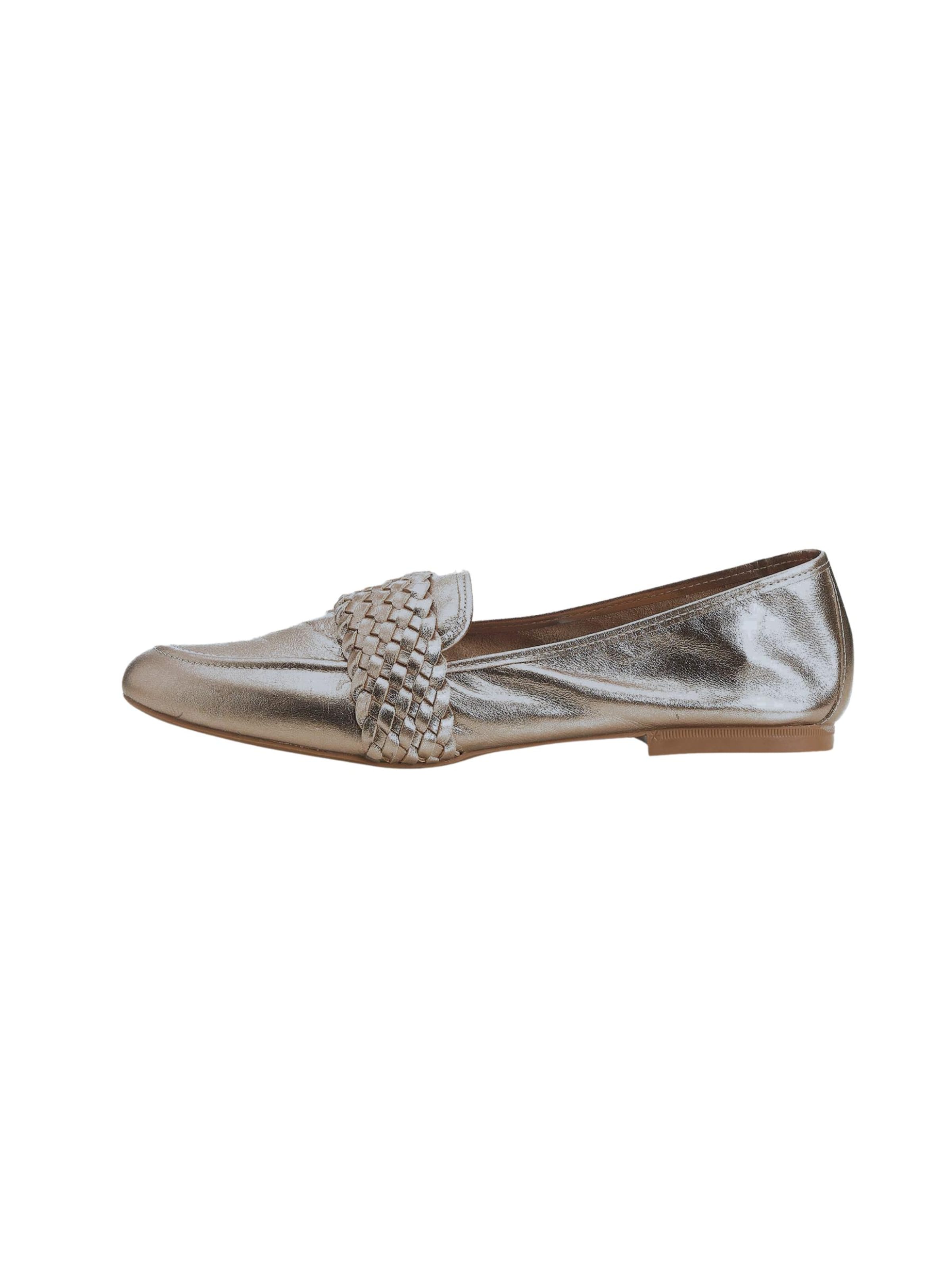 Mangara Atelier - Zapatillas 'Baru' en plata: frente