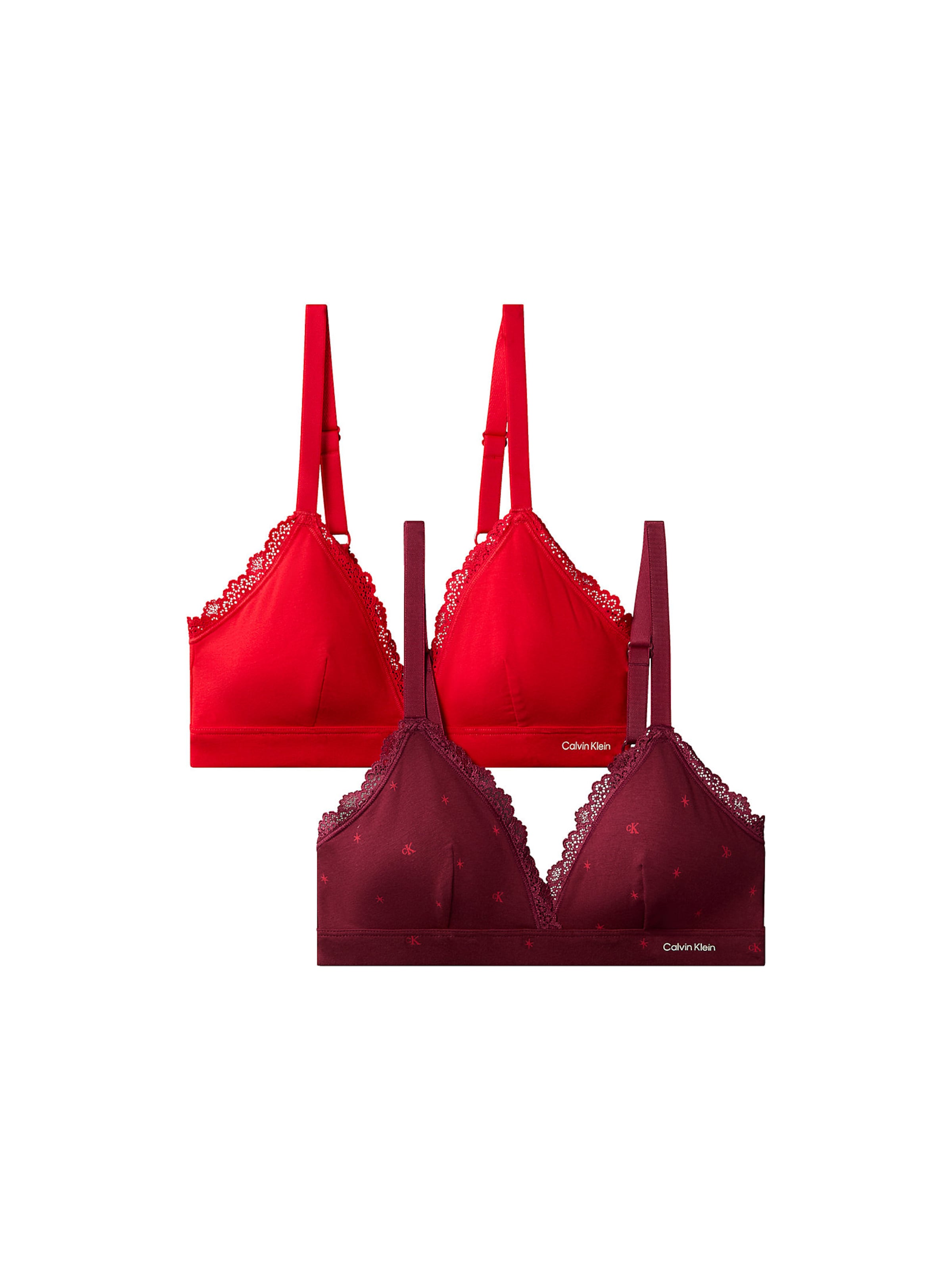 Calvin Klein Triangel BH in Gemengde kleuren: voorkant
