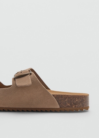 MANGO TEEN Mules 'Bio' in Brown