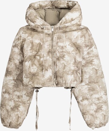 Bershka Tussenjas in Beige: voorkant