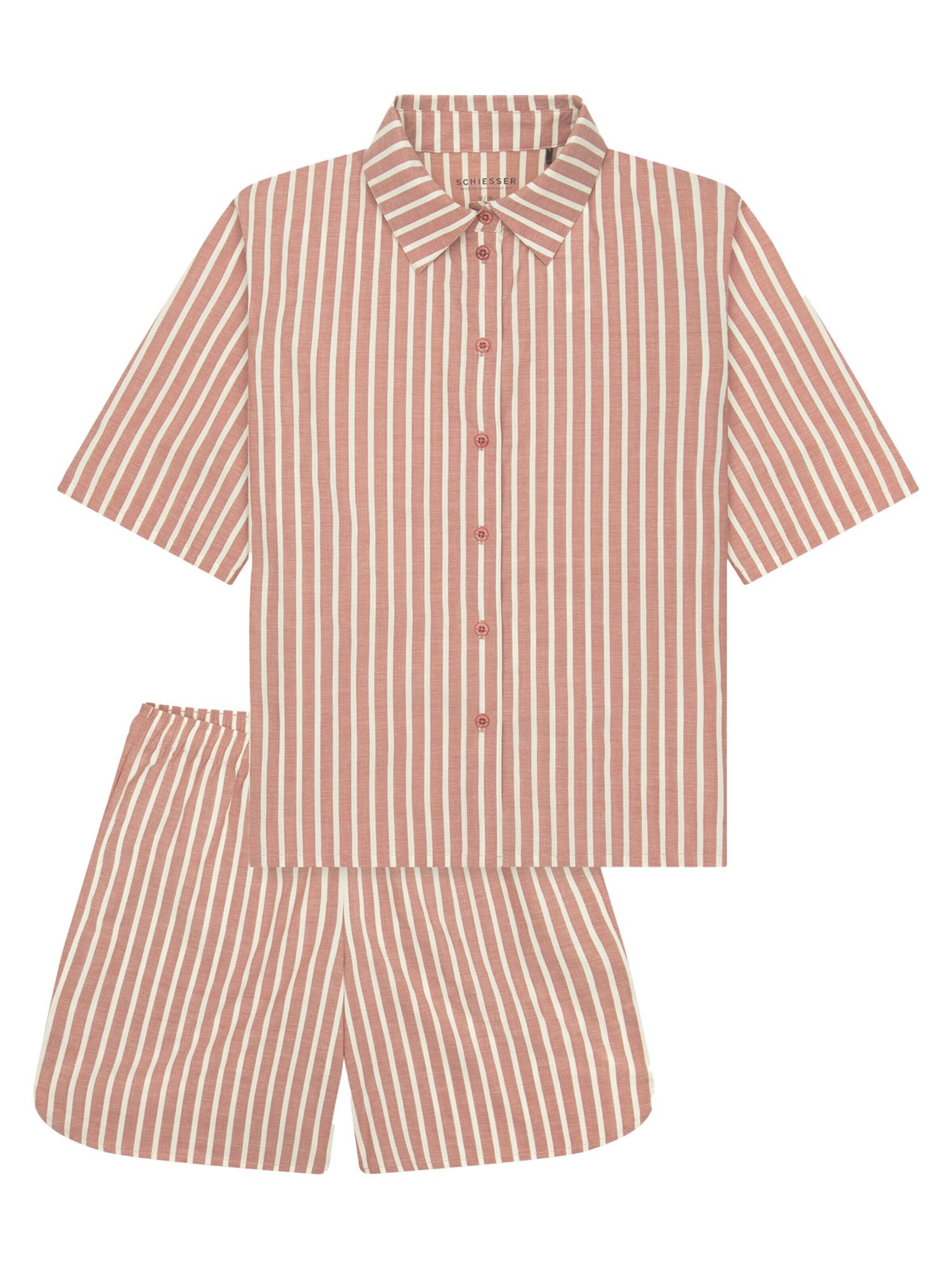 Pyjama 'Selected Premium' SCHIESSER en orange : devant