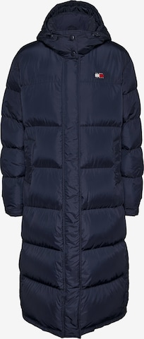 Tommy Jeans Pitkä talvitakki 'Alaska' värissä sininen: etupuoli