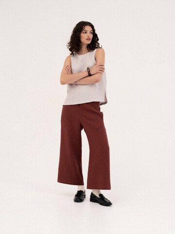 AmourLinen Top 'Colette' in Beige