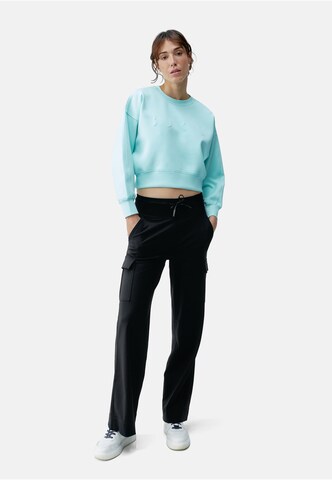 Born Sweatshirt 'Flora' in Blue