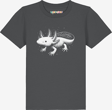 watabout.kids Shirt 'Axolotl' in Grey: front