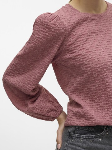 VERO MODA Bluse 'FLOWER' i pink