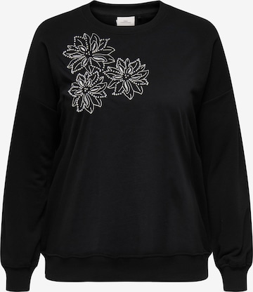 ONLY Carmakoma Collegepaita värissä musta: etupuoli