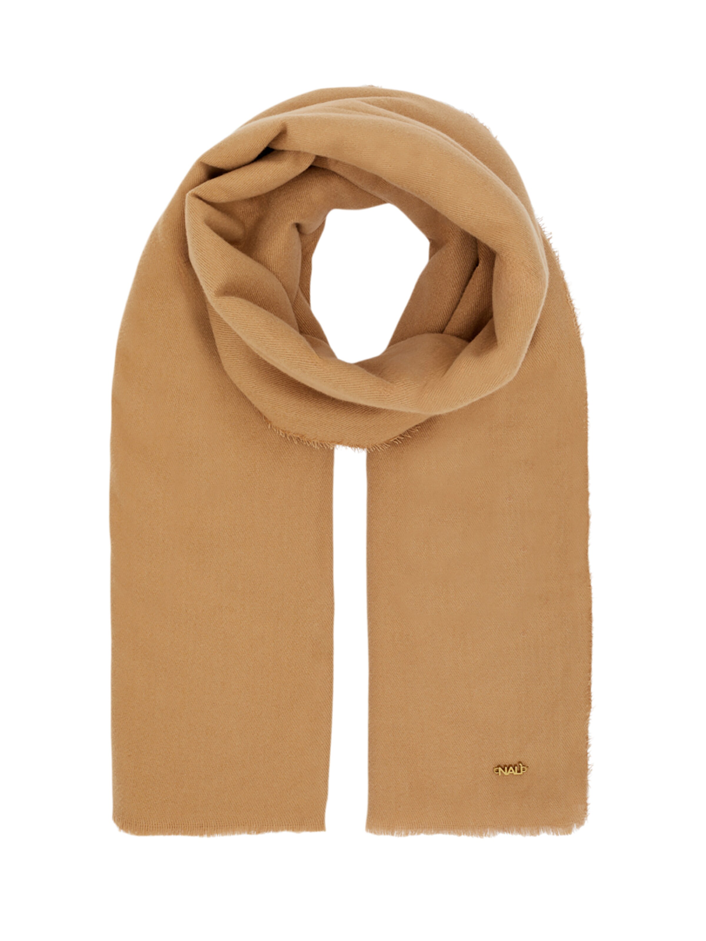 NALì Schal 'Adina' in Braun: Vorderseite