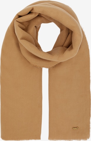 NALì Schal 'Adina' in Braun: Vorderseite