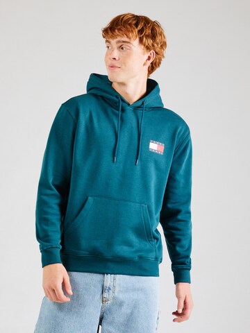 Tommy Jeans Sweatshirt 'ESSENTIAL' i blå: framsida