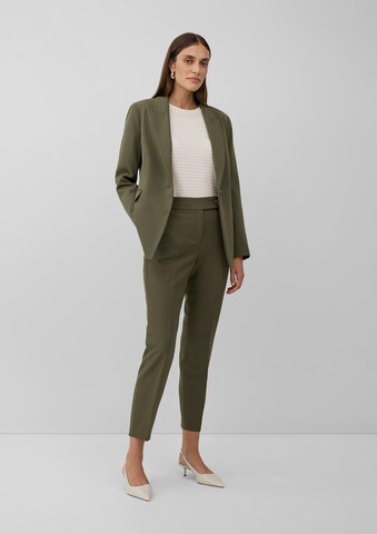 s.Oliver BLACK LABEL Tapered Pantalon in Groen