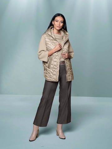 Gilet heine en beige