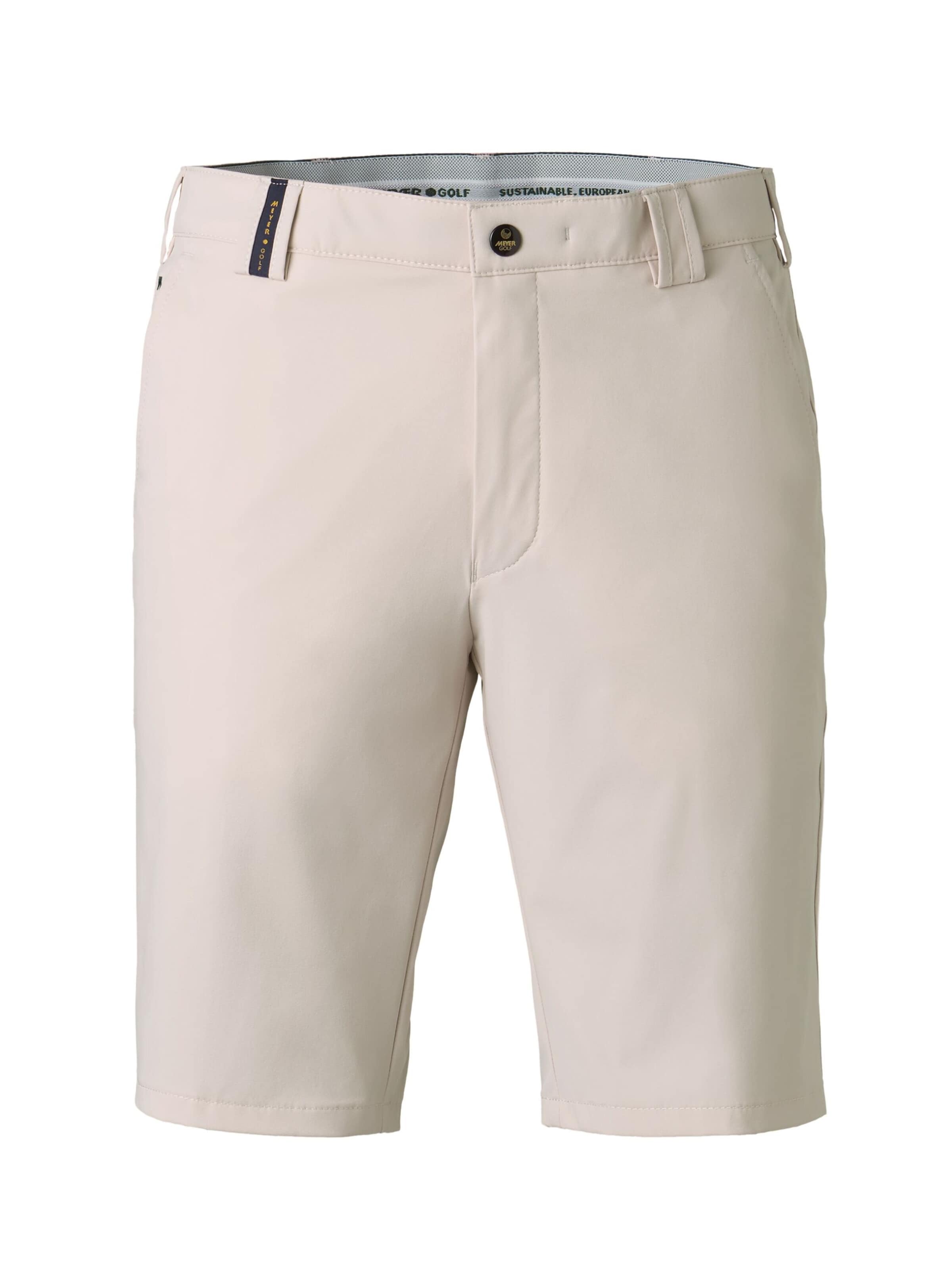 MEYER Workout Pants in Beige: front