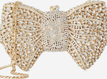 Dune LONDON Clutch 'Enchant' in Goud: voorkant