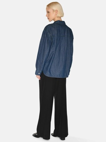 minimum Bluse 'Fern' i blå