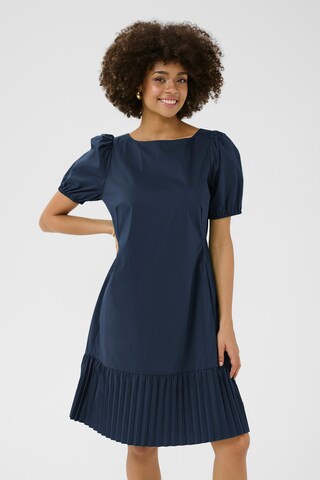 CULTURE Jurk in Blauw: voorkant