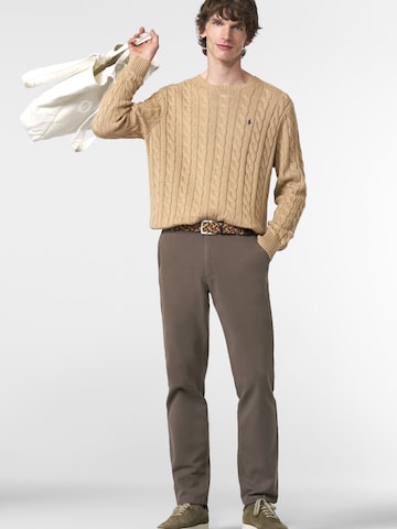Regular Pantalon chino MEYER en marron