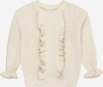 Pull-over GAP en beige : devant