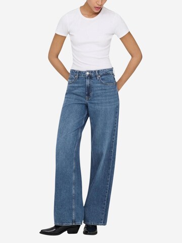 Wide leg Jeans 'Onlsilky Soft Hw Wide Dnm Pim233 Noos 15369052' di ONLY in blu