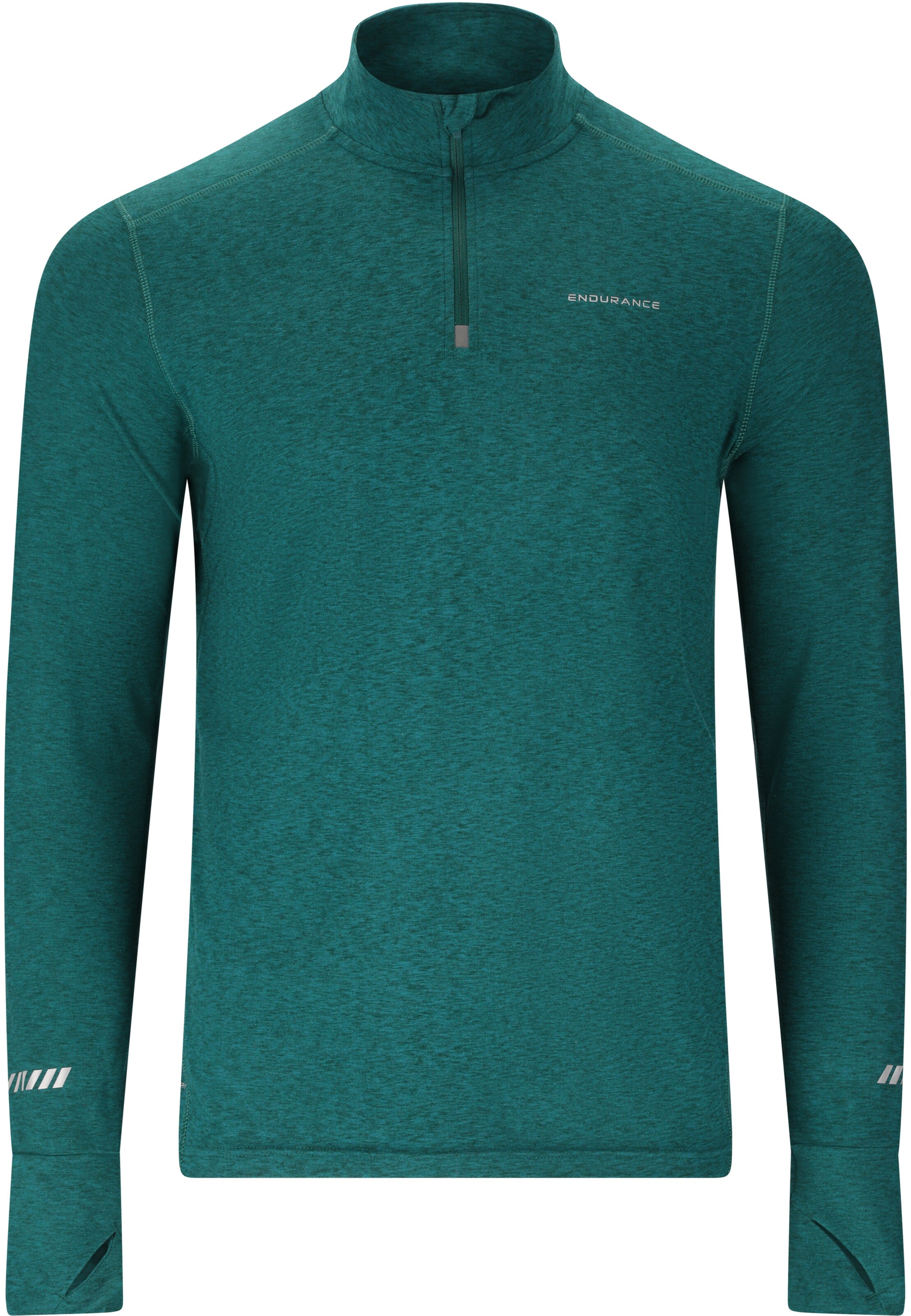 ENDURANCE Midlayer 'Tune' in Grün: Vorderseite