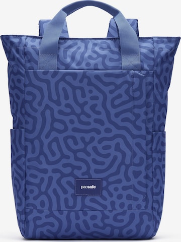 Pacsafe Rugzak in Blauw: voorkant