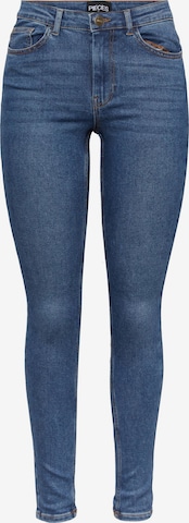 PIECES Skinny Jeans in Blue: front