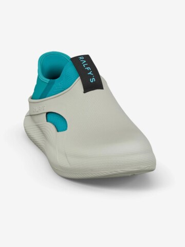RALFY'S Classic Flats 'N1 Combo' in Blue: front