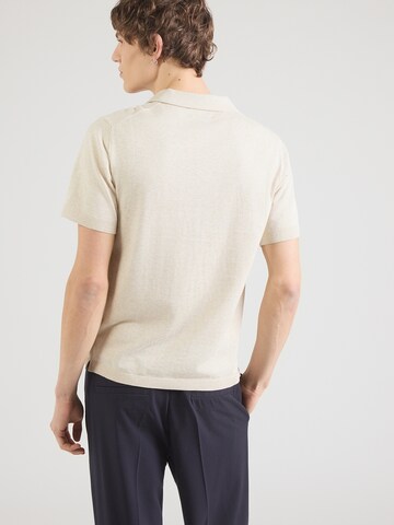 Pull-over Hackett London en blanc : derrière