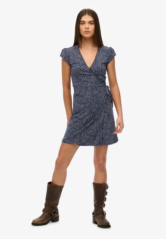 Superdry Kleid 'Athletic Essentials' in Blau