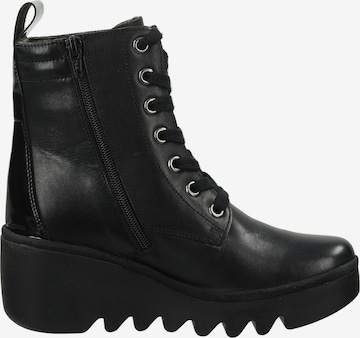 FLY LONDON Lace-Up Ankle Boots in Black