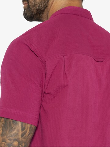 Jan Vanderstorm Comfort Fit Hemd 'Albart' in Rot