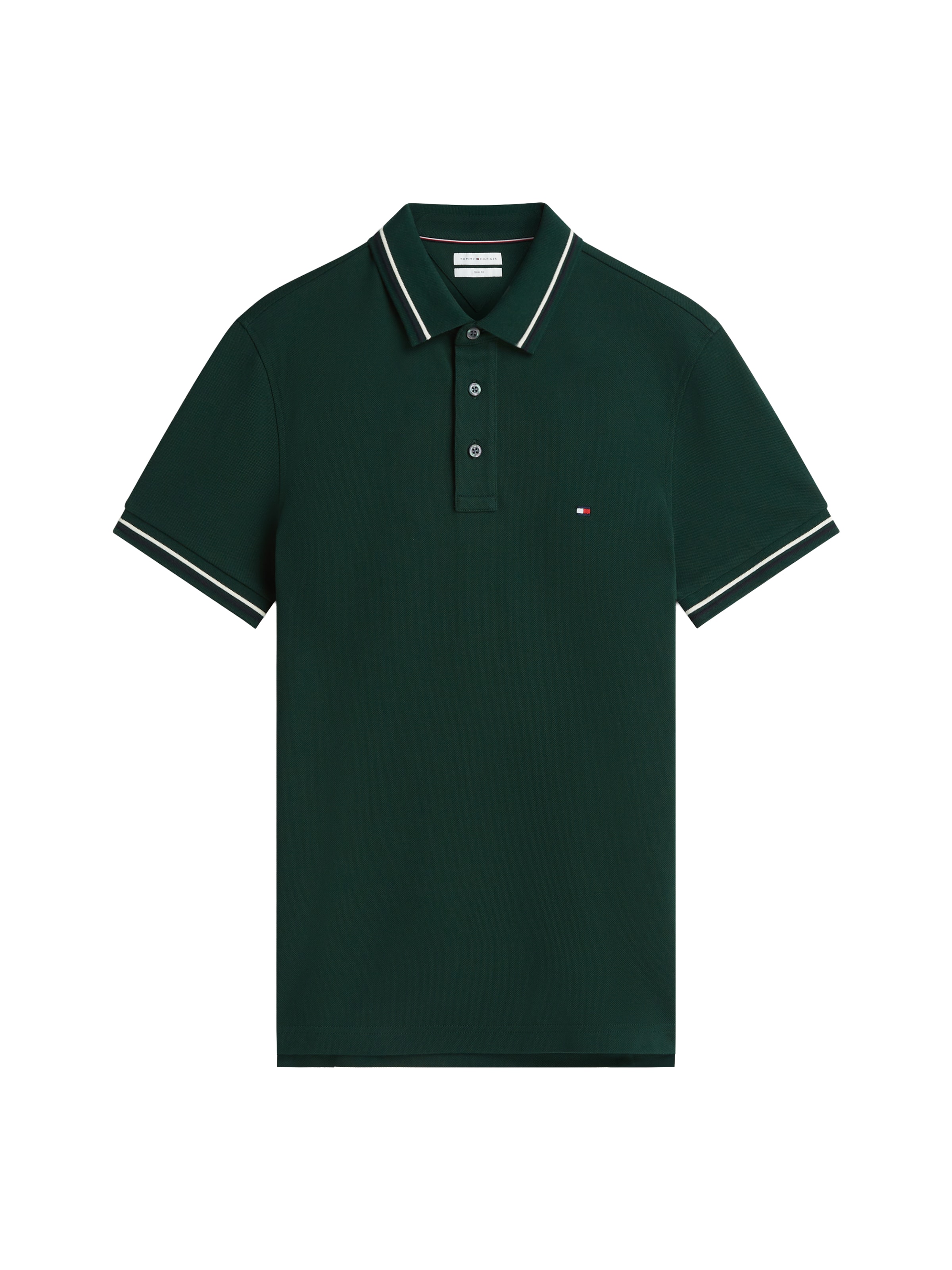 TOMMY HILFIGER Póló - zöld: elől