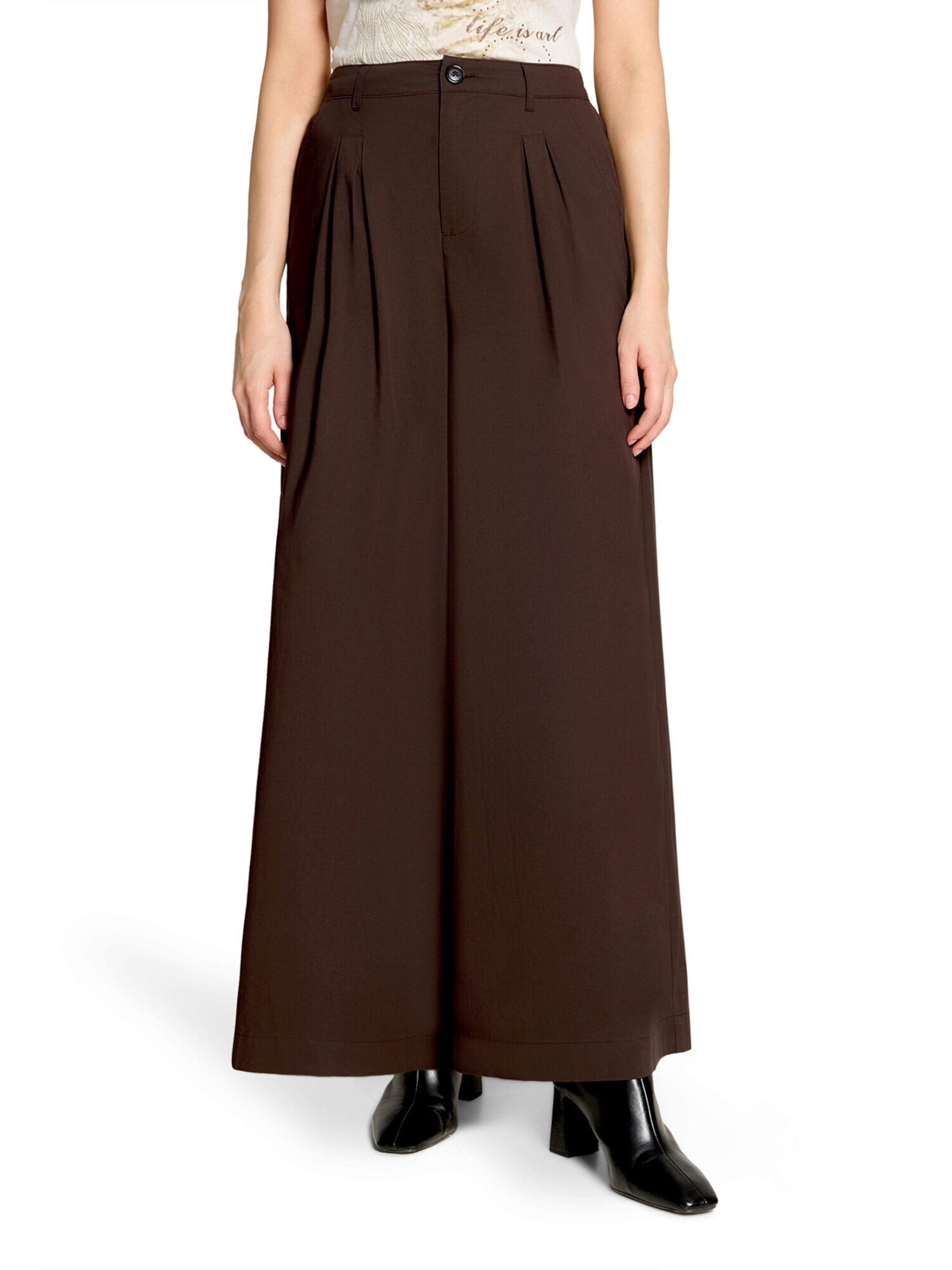 Loosefit Pantalon Cartoon en marron : devant